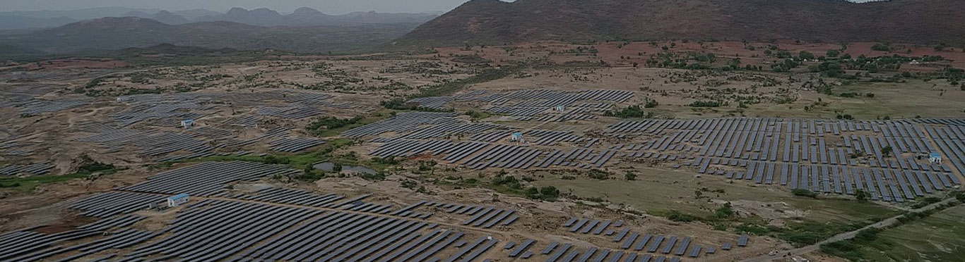 A Big Land With Solar Panels