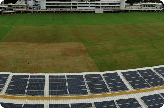 Solar Panels on A Field